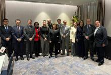 Embajadores del GRULAC ofrecen despedida a Manuela Júdice