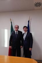 Embajador cubano se reunió con presidente de la AICEP