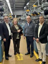 Visitan diplomáticos cubanos fabrica CM Socks en el norte de Portugal