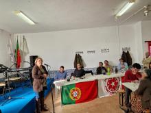 Acto de solidaridad con Cuba en Setúbal, Portugal