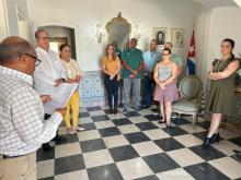 Recuerdan en embajada de Cuba Aniversario 98 del Natalicio de Fidel