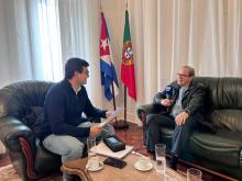 Embajador cubano explicó situación de Cuba a medio de prensa portugués Embajador cubano explicó situación de Cuba a medio de prensa portugués