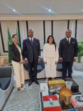 Encuentro con Ministro de Cooperación Internacional, Denis Christel Sassou Nguesso 