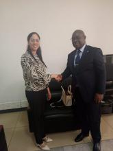 Fructífero intercambio de Embajadora de Cuba con Cancillería de República del Congo