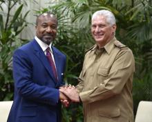 Díaz-Canel recibe a ministro de Cooperación Internacional y Promoción Público-Privada del Congo