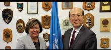 Recibe Secretario General de la OMI a Embajadora de Cuba en Londres