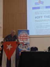 Campaña de Solidaridad con Cuba en Reino Unido condena inclusión de la Isla en la lista de Estados patrocinadores del terrorismo.