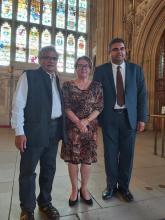 Embajadora de Cuba intercambió con el Secretario General del Partido Comunista de la India (Marxista).