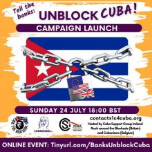 <p>Lanzamiento de nueva campaña internacional contra el bloqueo estadounidense a Cuba. <p>Lanzamiento de nueva campaña internacional contra el bloqueo estadounidense a Cuba.