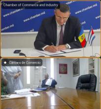 Firman las Cámaras de Comercio de Cuba y Moldova Memorándum de Entendimiento