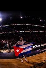 KAREL GUZMAN, JUGADOR CUBANO DE BALONCESTO EN EQUIPO DE CLUJ NAPOCA, RUMANIA