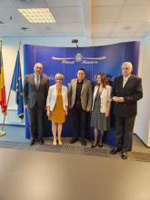Embajadora de Cuba en Rumanía y autoridades de la ciudad de Ploiesti