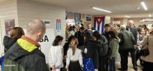 stand de Cuba en bazar diplomático en Bucarest