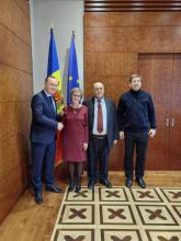 Visita la Embajadora de Cuba en Rumanía la capital de Moldova