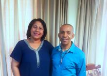  Secretario Permanente Cuthbert Knights y Embajadora de Cuba en SVG