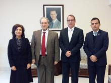 Embajador de Cuba es recibido por el Vicecanciller primero Faisal Mekdad