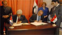 Celebrada Victoria de Girón, Independencia de Siria, y y firman Acuerdo de Exención de Visado