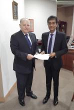 Meeting of the Cuban ambassador in Sri Lanka with the president of the Ceylon Chamber of Commerce