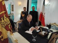 Cuban Ambassador to Sri Lanka signed book of condolences for the death of Iranian President Ebrahim Raisí