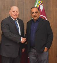 Encuentro del embajador de Cuba con el Gobernador de la provincia Occidental de Sri Lanka