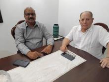 Encuentro del embajador con Presidente de la Asociación de graduados de Sri Lanka en Cuba