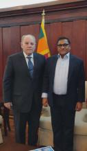 Sri Lankan Foreign Minister received Cuban ambassador