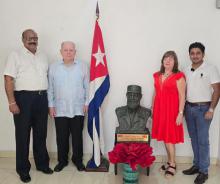 n Sri Lanka, tribute is paid to Fidel on his 99th birthday