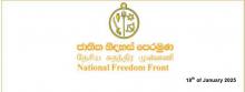  Message from Chairman of National Freedom Front greeting removal of Cuba from the list of states that sponsor terrorism