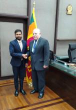 Encuentro del embajador de Cuba en Sri Lanka con viceministro de Relaciones Exteriores 