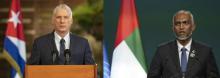 Mensaje de felicitación del Dr. Mohamed Muizzu, Presidente de la República de Maldivas, a Miguel Díaz-Canel Bermúdez, Presidente de Cuba