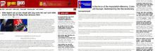 Sri Lankan newspaper published statement by the revolutionary government of Cuba
