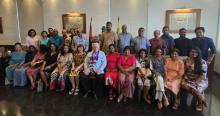 Graduados de Sri Lanka en Cuba rinden homenaje a Fidel en el octavo aniversario de su muerte