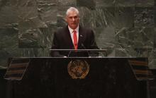 Presidente Cubano Miguel Díaz-Canel durante su intervención en la Cumbre sobre los Objetivos de Desarrollo Sostenible en la AGNU