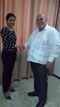 Ministra de Juventud y Deportes de Suriname recibe a Embajador Cubano