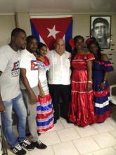 Encuentro Solidario en Embajada de Cuba en Suriname