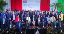 Participantes en la reunión de Autorizadores Nacionales y Regionales. Surinam actúa como país anfitrión