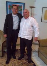 EMBAJADOR DE CUBA Y VICEMINISTRO DEL MINISTERIO DEL PODER POPULAR PARA LAS RELACIONES EXTERIORES DE VENEZUELA