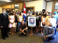 Tribute to Fidel in Thailand on the 94th anniversary of his birth