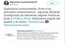 Díaz-Canel califica la diplomacia cubana de eficiente y rigurosa