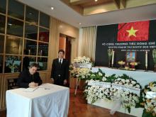Condolences in Bangkok on the demise of the former Prime Minister of Vietnam, Do Muoi
