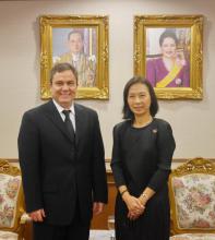 Director General of the Thai International Cooperation Agency welcomes the Ambassador of Cuba