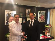 Cuban Ambassador to Thailand welcomes the new Ambassador of Pakistan to Thailand
