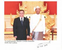 Embajador de Cuba en Myanmar presenta Cartas Credenciales