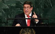 Address by the minister of Foreign Affairs of Cuba, Bruno Rodriguez to present draft resolution “Necessity of Ending the Economic, Commercial and Financial Blockade imposed by the United States of America against Cuba.” New York, June 23. 2021.