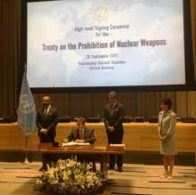 Firma Cuba Tratado sobre la Prohibición de las Armas Nucleares