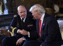 Los militares retirados enviaron una carta al asesor de Seguridad Nacional de Donald Trump, General H. R. McMaster. Foto: AP