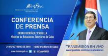 Canciller cubano denuncia maniobra de EE.UU. para evitar el apoyo del mundo contra el bloqueo #NoMasBloqueo