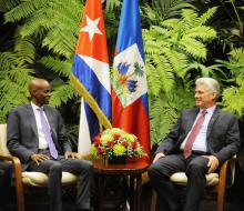 Recibió Díaz-Canel al Presidente de #Haití