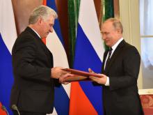 Durante su viaje a Rusia en octubre pasado, Díaz-Canel invitó a su par ruso a visitar Cuba. El presidente Putin aseguró que aprovecharía sin falta esta invitación