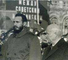 El Comandante en Jefe visitó por vez primera Rusia como parte de un histórico recorrido por varias repúblicas de la URSS en 1963, que siguió a los realizados previamente, en 1960 y 1962, por el General de Ejército. Foto: Archivo de Granma